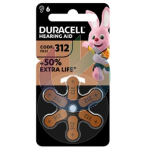 DURACELL BATTERIA ACUSTICA 312 AIR 1.4V BL 6 PCS