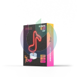 NEON LED DA COMODINO NOTA MUSICALE RED FOREVER LIGHT