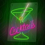 NEON LED COCKTAILS FOREVER LIGHT