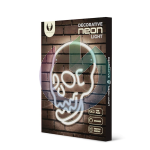 NEON LED HALLOWEEN TESCHIO WHITE FOREVER LIGHT