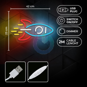 NEON LED RAZZO MULTICOLOR FOREVER LIGHT