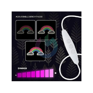 NEON LED RAINBOW + NUVOLE 5 COLORI FOREVER LIGHT