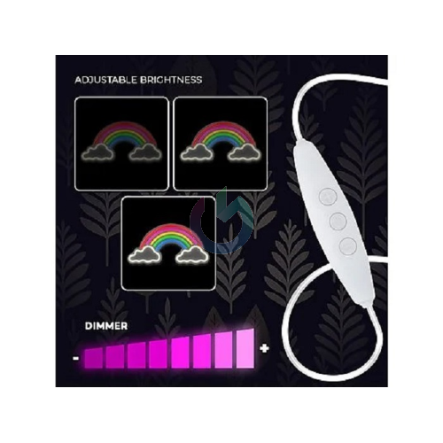 NEON LED RAINBOW + NUVOLE 5 COLORI FOREVER LIGHT