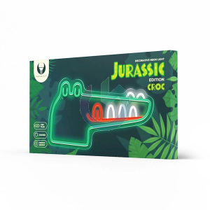 NEON LED JURASSIC COCCODRILLO FOREVER LIGHT
