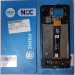 SM-A127F - A12S LCD DISPLAY NCC PRIME QUALITA' OEM SAMSUNG CON FRAME FLAT NERA