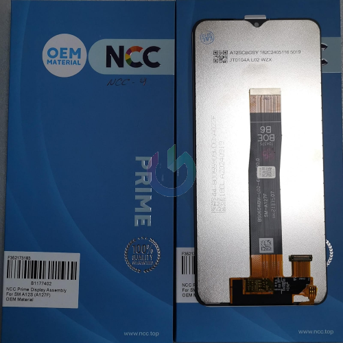 SM-A127F - A12S LCD DISPLAY NCC PRIME QUALITA' OEM SAMSUNG NO FRAME FLAT NERA BOE B6