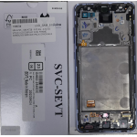 DISPLAY LCD ORIGINALE SAMSUNG VIOLA SM-A725/SM-A726 - A72 4G/A72 5G  + FRAME