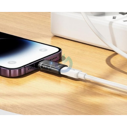 ADATTATORE HOCO OTG IPHONE A TIPO-C UA36A NERO