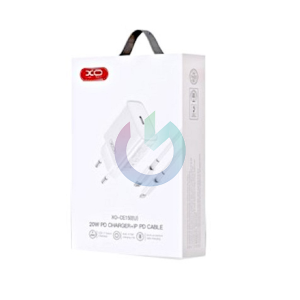 CARICATORE XO CARICABATTERIA FAST CHARGER 20W TYPE-C BIANCO + CAVO TYPE-C LIGHTNING