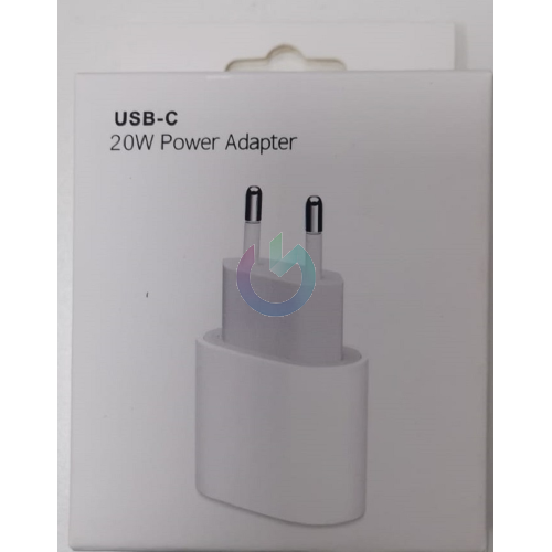 CARICATORE ALIMENTATORE FAST CHARGE PT LINE 20W TYPE-C  BIANCO