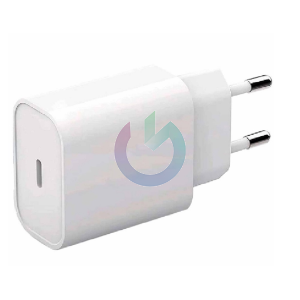 CARICATORE ALIMENTATORE FAST CHARGE PT LINE 20W TYPE-C  BIANCO