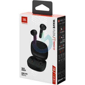 JBL AURICOLARI WIRELESS BLUETOOTH WAVE FLEX ANTIPOLVERE NERO