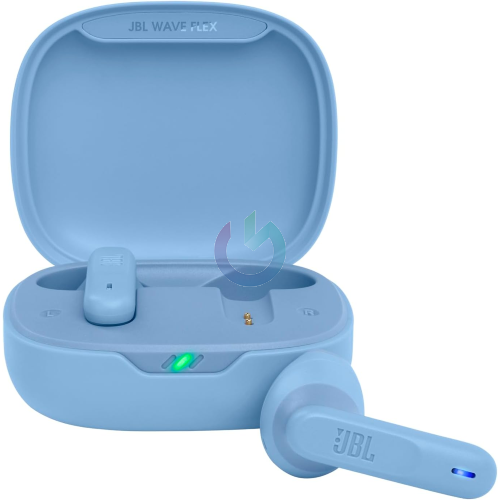 JBL AURICOLARI WIRELESS BLUETOOTH WAVE FLEX ANTIPOLVERE AZZURRO