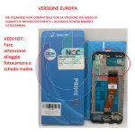 SM-A035F - A03 LCD DISPLAY NCC PRIME QUALITA' OEM SAMSUNG EU VERSION CON FRAME 