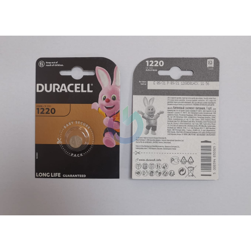 DURACELL BATTERIA 1220 BOTTONE BLISTER DA 1 PZ. PILA 1220