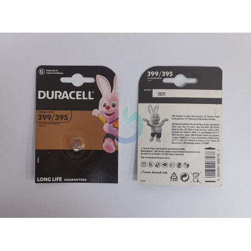 DURACELL BATTERIA 399/395  BOTTONE - 1 BLISTER DA 1 PZ. BATTERIA