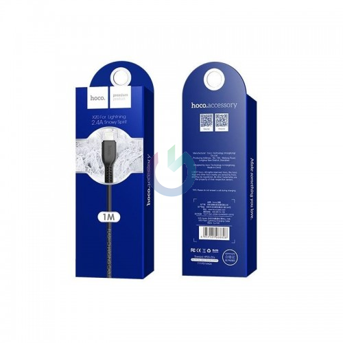 CAVO HOCO LIGHTNING USB IN BLISTER NERO 1MT X20