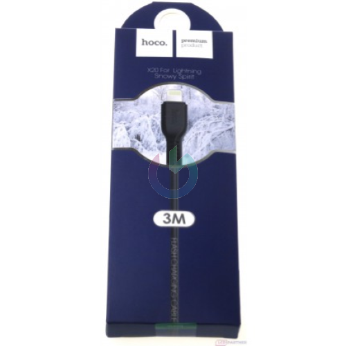 CAVO HOCO LIGHTNING USB IN BLISTER NERO 3MT X20
