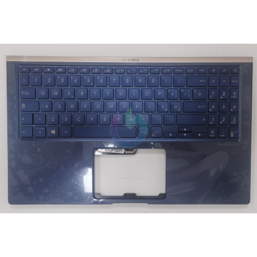 TASTIERA QWERTY (Standard)   COMPLETA DI TOP CASE BLU PER Asus UX533F UX533FD UX533FN
