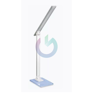 LAMPADA OMEGA LED 6W DA SCRIVANIA CON BASE IN VETRO BIANCO