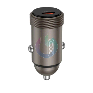CARICATORE ALIMENTATORE XO FAST CHARGE DA AUTO TYPE-C 30W SILVER 