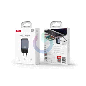 CARICATORE ALIMENTATORE XO FAST CHARGE 20W TYPE-C NERO