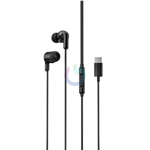 AURICOLARI XO TYPE-C NERO CON MICROFONO EP84 