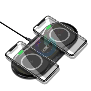 CARICATORE ALIMENTATORE XO WIRELESS 20W TYPE-C 2IN1 NERO WX025