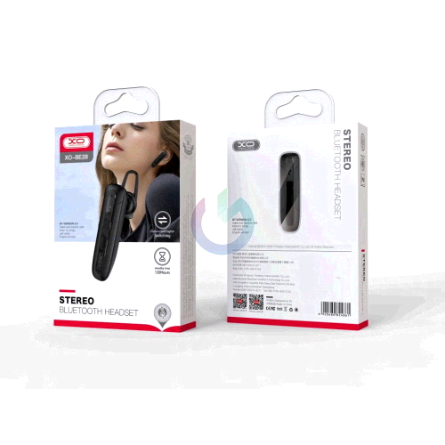 AURICOLARE XO SINGOLO BLUETOOTH NERO BE28