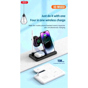 STAZIONE DI RICARICA XO 4IN1 MAGNETICA WIRELESS 15W BIANCO WX033