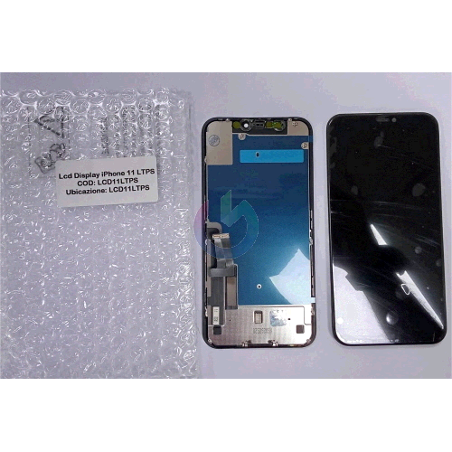 IPHONE 11 - LTPS INCELL - DISPLAY LCD APPLE COMPATIBILE CON ALLOGGIAMENTI E METAL PLATE