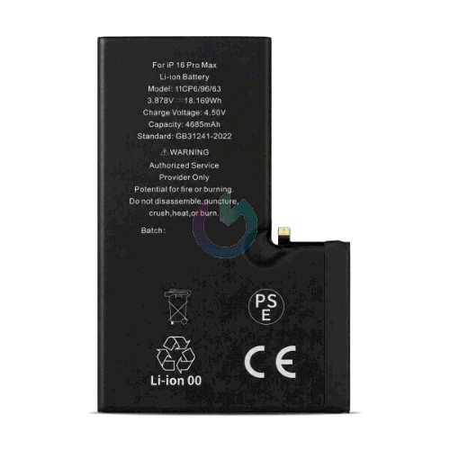 BATTERIA COMPATIBILE IPHONE 16 PRO MAX DIAGNOSABLE (NO SWAP)