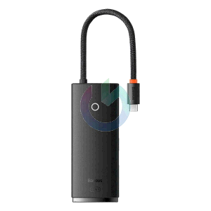 HUB 5 IN 1 BASEUS DA TYPE-C A 3XUSB3.0, USB-C (PD) 100W, HDMI NERO