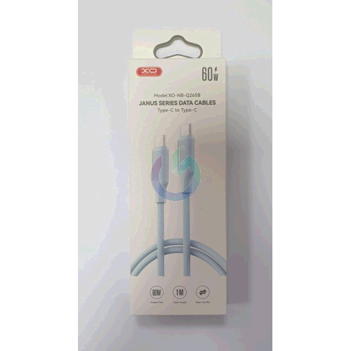 CAVO XO TYPE-C TO TYPE-C 60W 1MT BLU