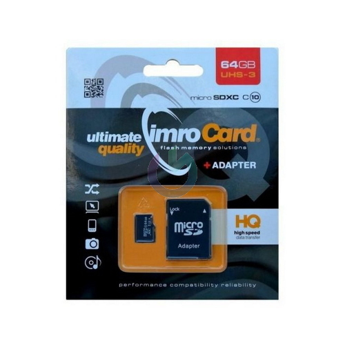 IMRO SDHC/64GB CL. 10 UHS-3