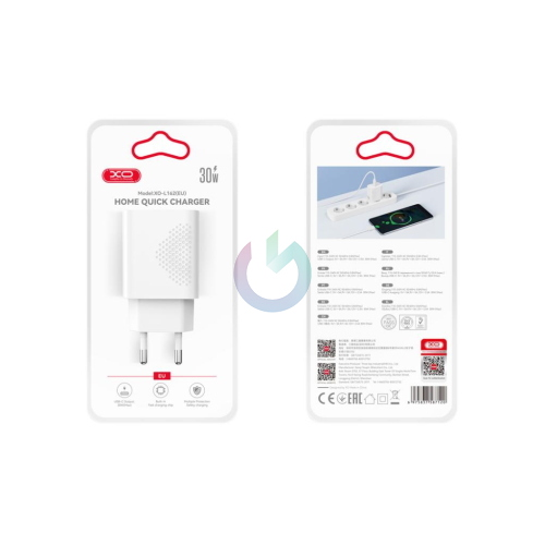 CARICATORE ALIMENTATORE XO FAST CHARGE 30W TYPE-C BIANCO