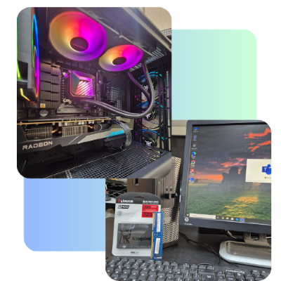 Lavorazioni su Pc fissi, portatili e gaming