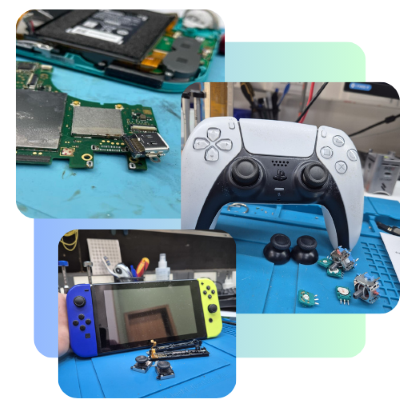 Lavorazioni su Playstation, Nintendo e Controller